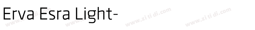 Erva Esra Light字体转换